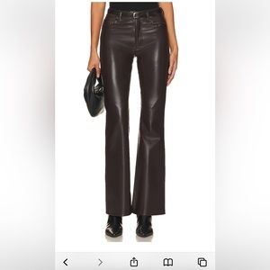 NWT Citizens of Humanity - recycled leather Lilah pant (chocolate torte) S -23